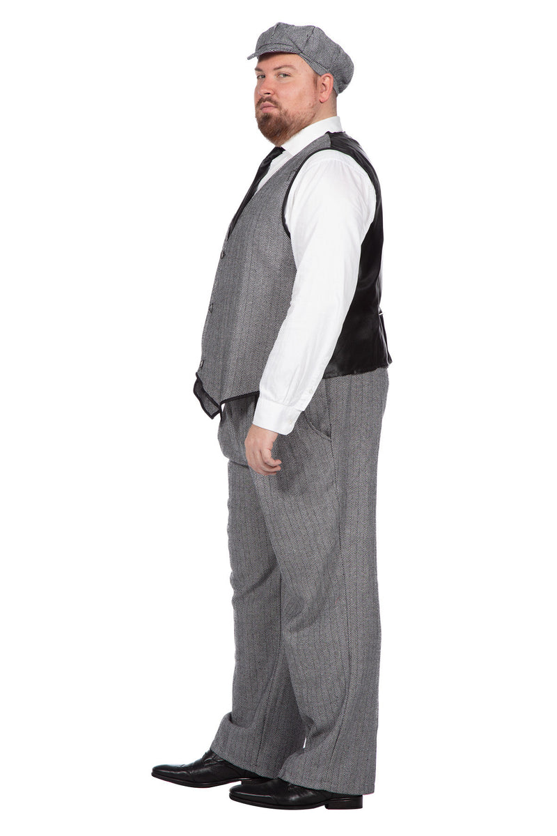 20er Jahre "Thomas" Kostüm für Herren 3-tlg. | Grau