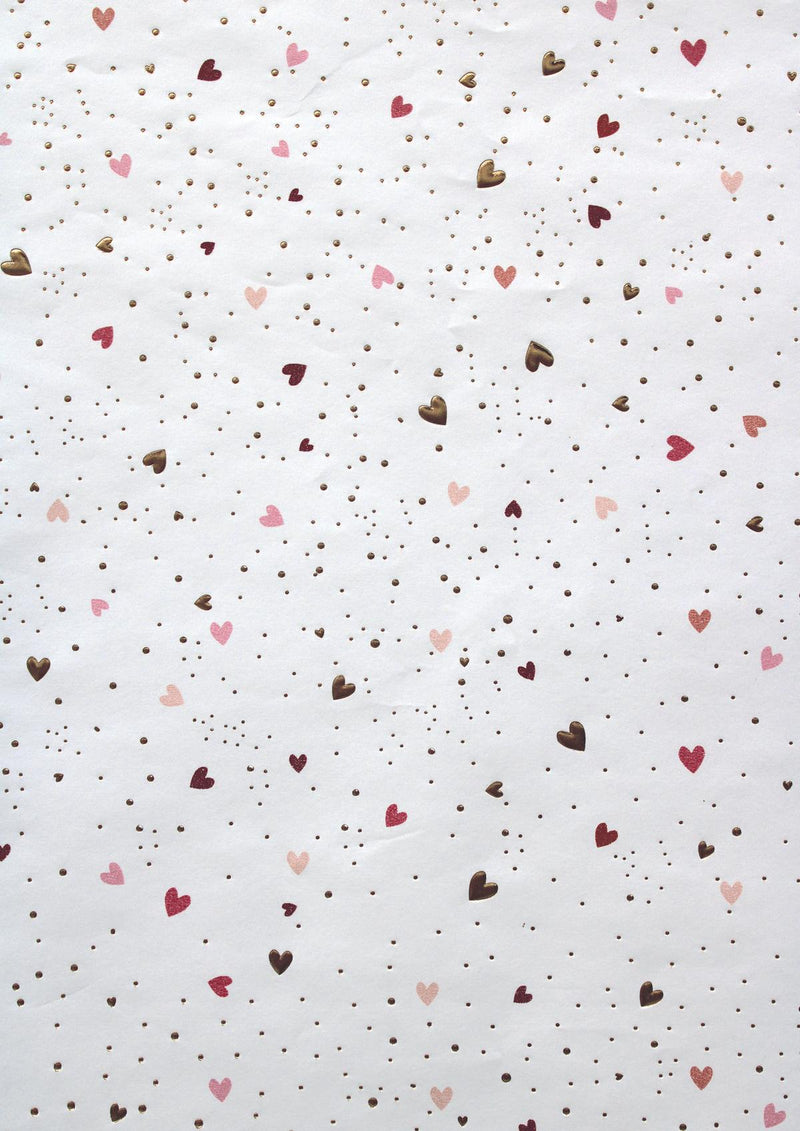 Geschenkpapier "All About Love" farblich sortiert | 150 x 70 cm