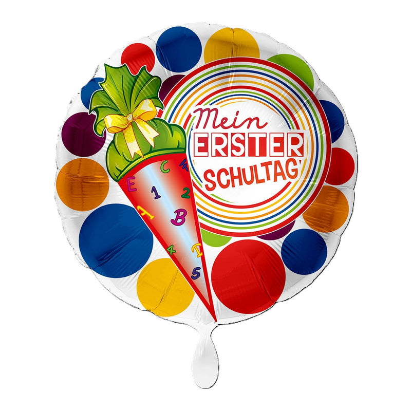 18"/Ø43cm Folienballon  "Mein erster Schultag"