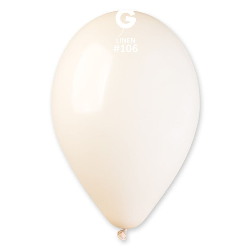 Latexballon 28-30 cm Marshmallow sortiert #110 | 10 Stück