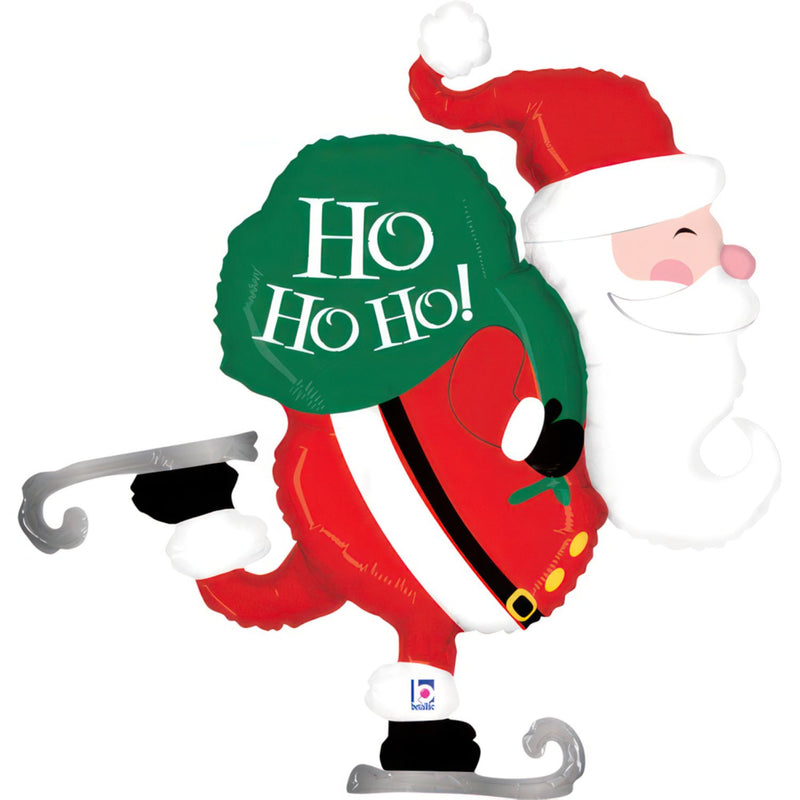 Shape Folienballon Weihnachtsmann "Ho Ho Ho!"| 114 cm