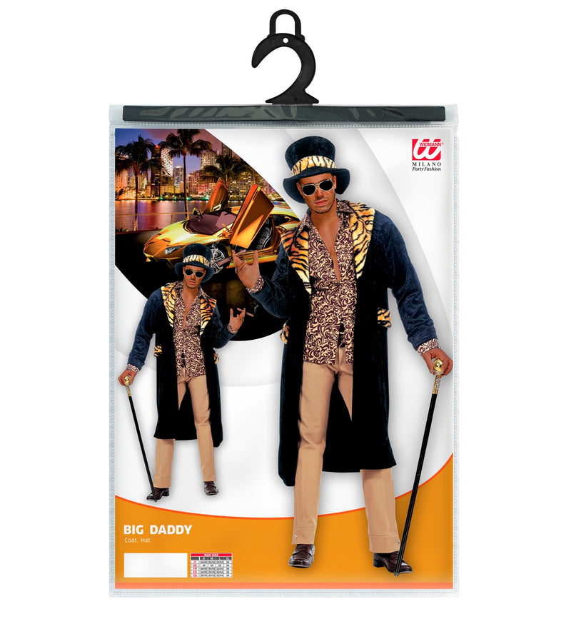 Pimp Kostüm "Big Daddy" | Schwarz