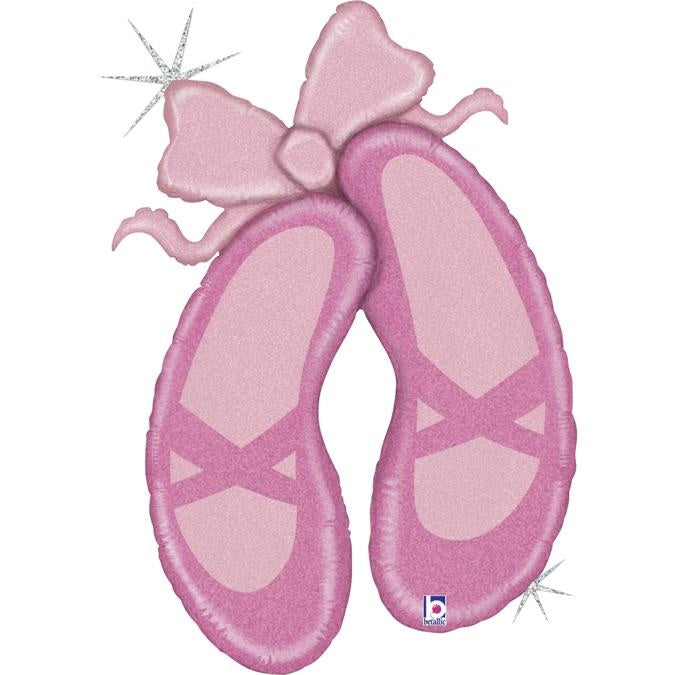 Shape Folienballon "Ballerina Schuhe" Holo | 102 cm