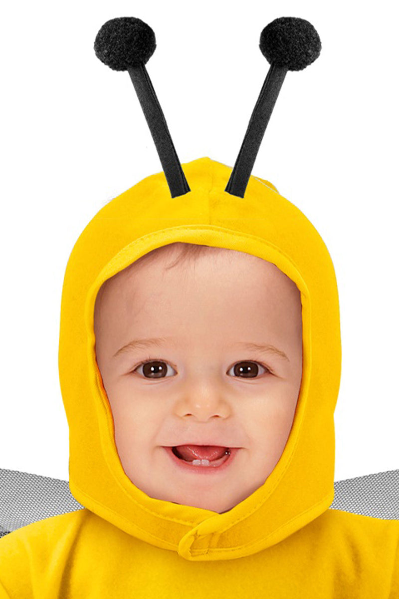 Baby Tierkostüm "Biene" Schlafsack 0-9 Monate | Schwarz Gelb