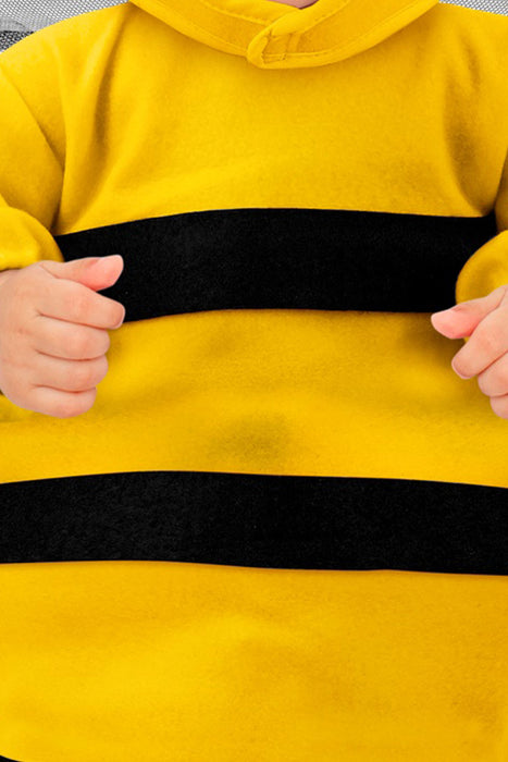 Baby Tierkostüm "Biene" Schlafsack 0-9 Monate | Schwarz Gelb