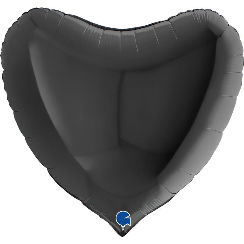 ABC36 Uni Herz 91 cm ø | Schwarz
