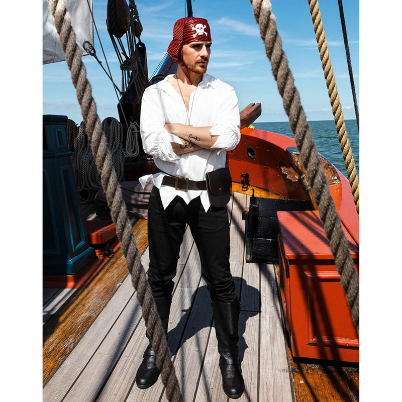 Gürteltasche mit Gürtel | Tasche 18x18 cm, Gürtel 110x5 cm - Braun