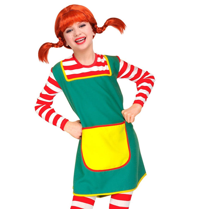 Lustiges Mädchen "Wirbelwind" Kinderkostüm | Kleid