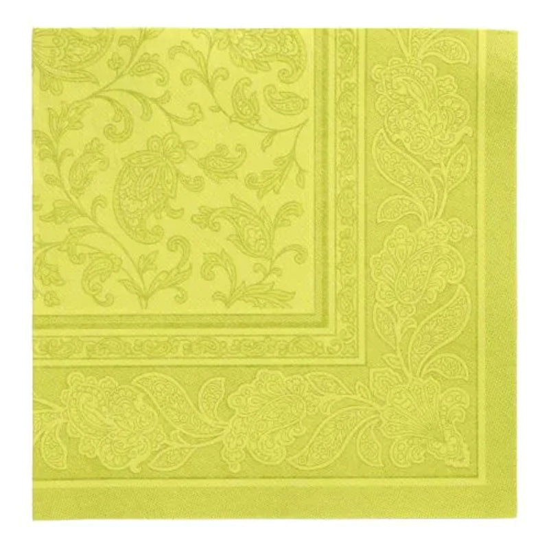 Servietten RC "Ornaments" 40x40cm/50Stk. | Limone