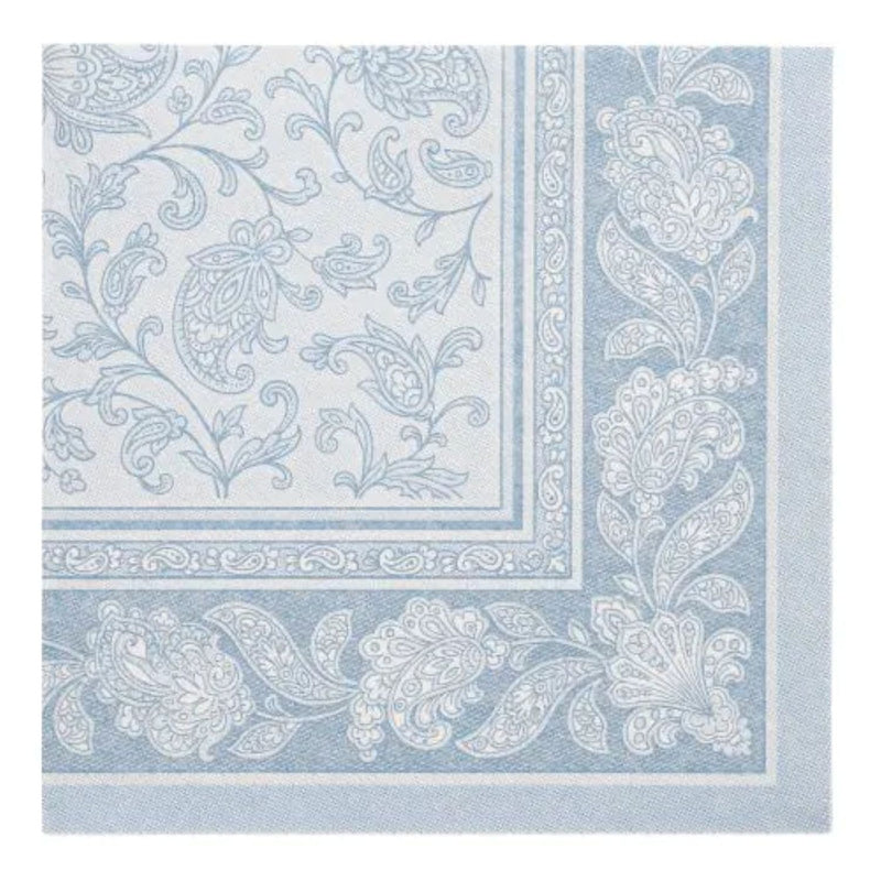Servietten RC "Ornaments" 40x40cm/50Stk. | Arktikblau