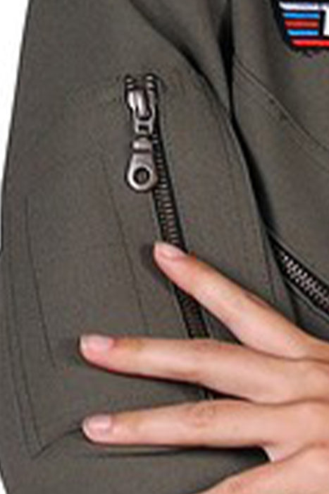 Kampfjet Kostüm "Top Pilot" für Damen | Grün - Flieger Overall