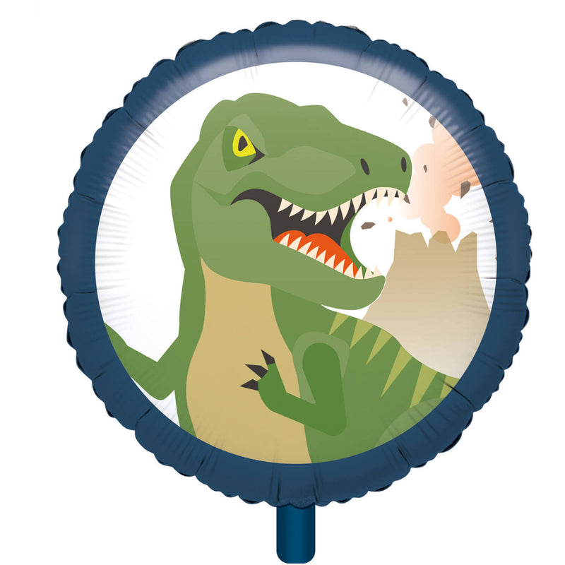 18"/Ø45cm Folienballon "Happy Dinosaurier"