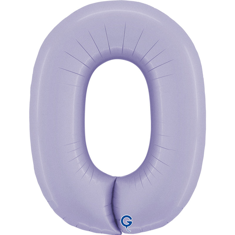 Riesenzahl Folienballon 40"/102cm | Satin Lilac