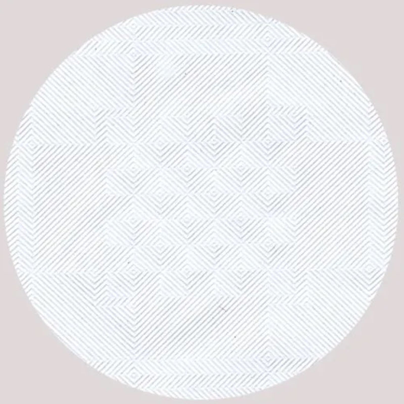 Tischdecke Papier mit Damastprägung 50x1m | Weiß