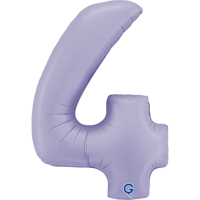 Riesenzahl Folienballon 40"/102cm | Satin Lilac