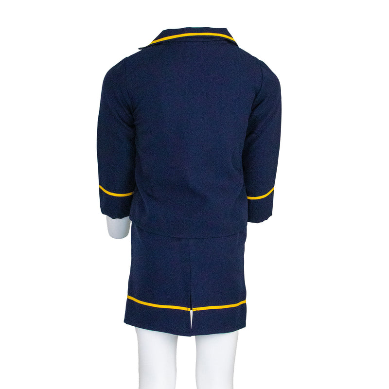 Stewardess Kostüm für Mädchen 4-tlg.