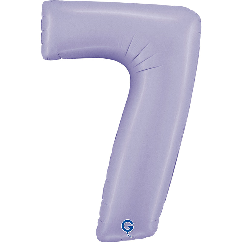 Riesenzahl Folienballon 40"/102cm | Satin Lilac