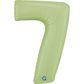 Riesenzahl Folienballon 40"/102cm | Satin Olive