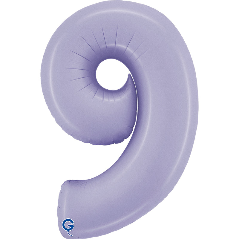 Riesenzahl Folienballon 40"/102cm | Satin Lilac