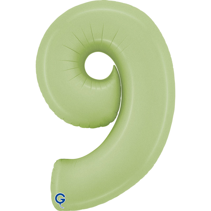 Riesenzahl Folienballon 40"/102cm | Satin Olive