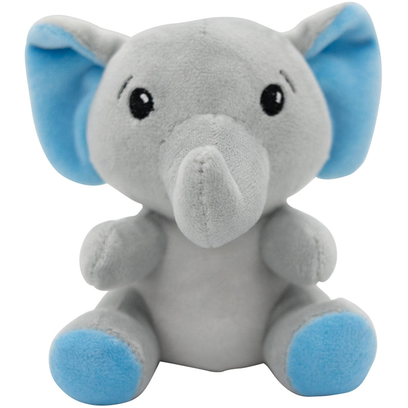 2-in-1 Plüschtier-Ballongewicht 90g Elefant m. blauen Ohren
