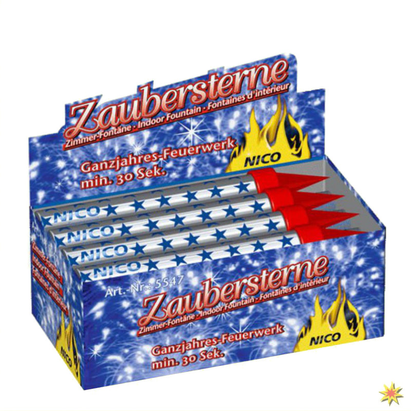 Zaubersterne - Eisfontäne Brenndauer 30Sek./12Stk.