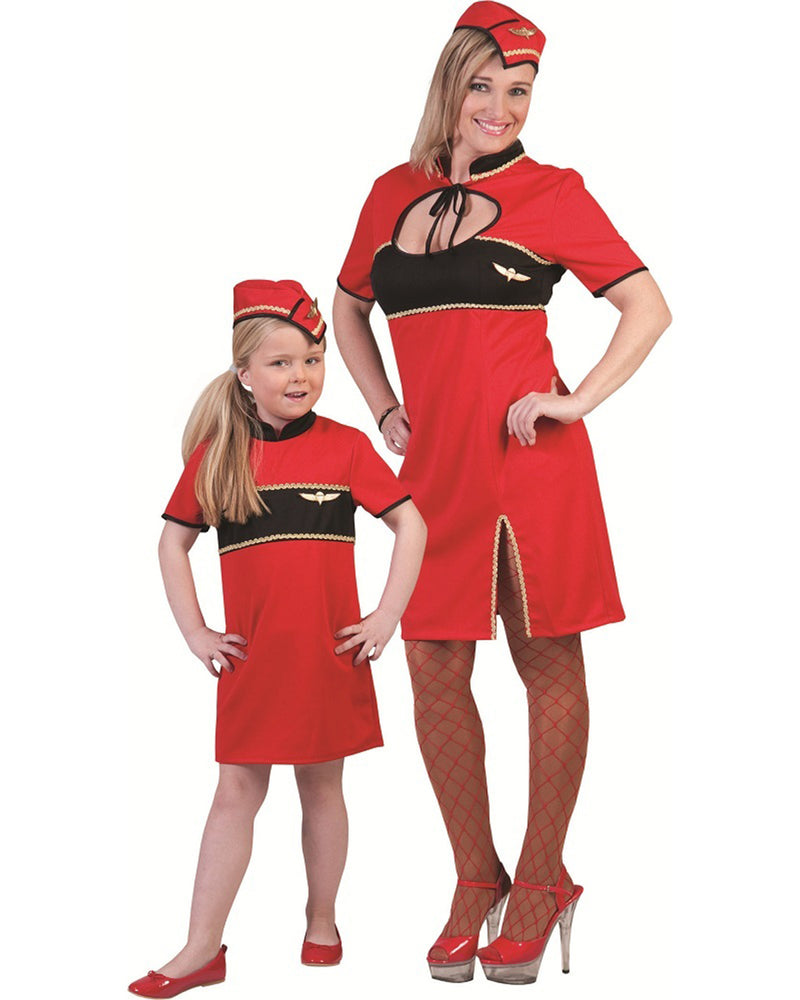 Stewardess Betty Kostüm für Mädchen