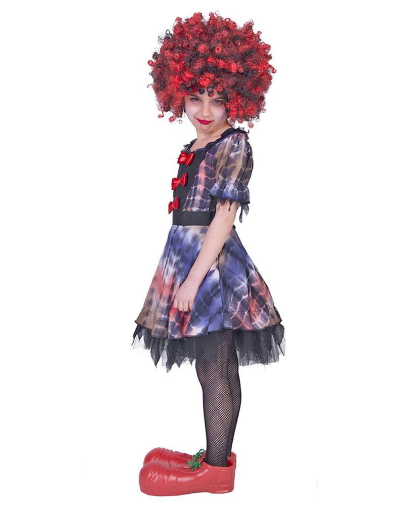 Grusel Horror Clown - Kinderkostüm Luna für Mädchen