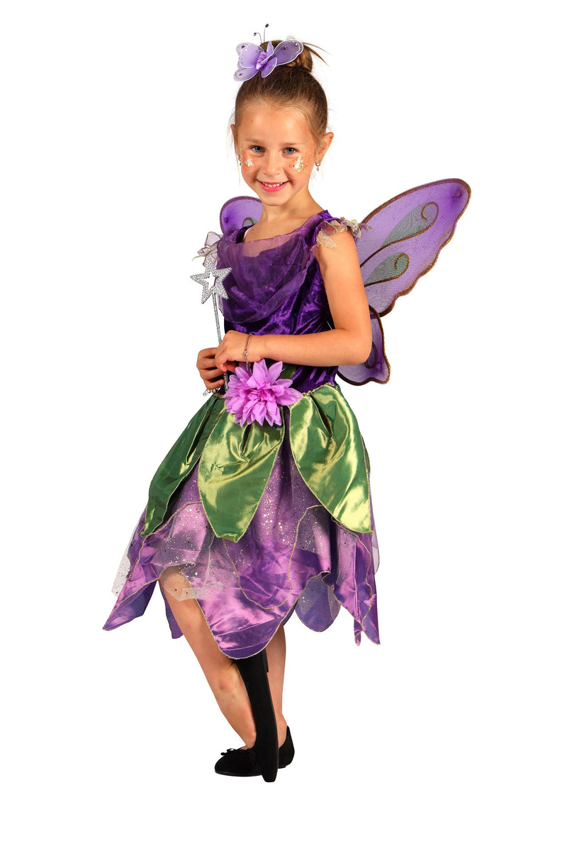Feen Kostüm "Elfe Leela" für Mädchen | Lila