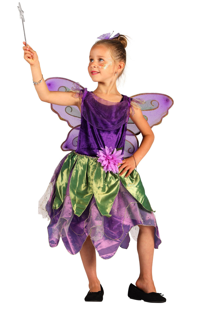 Feen Kostüm "Elfe Leela" für Mädchen | Lila