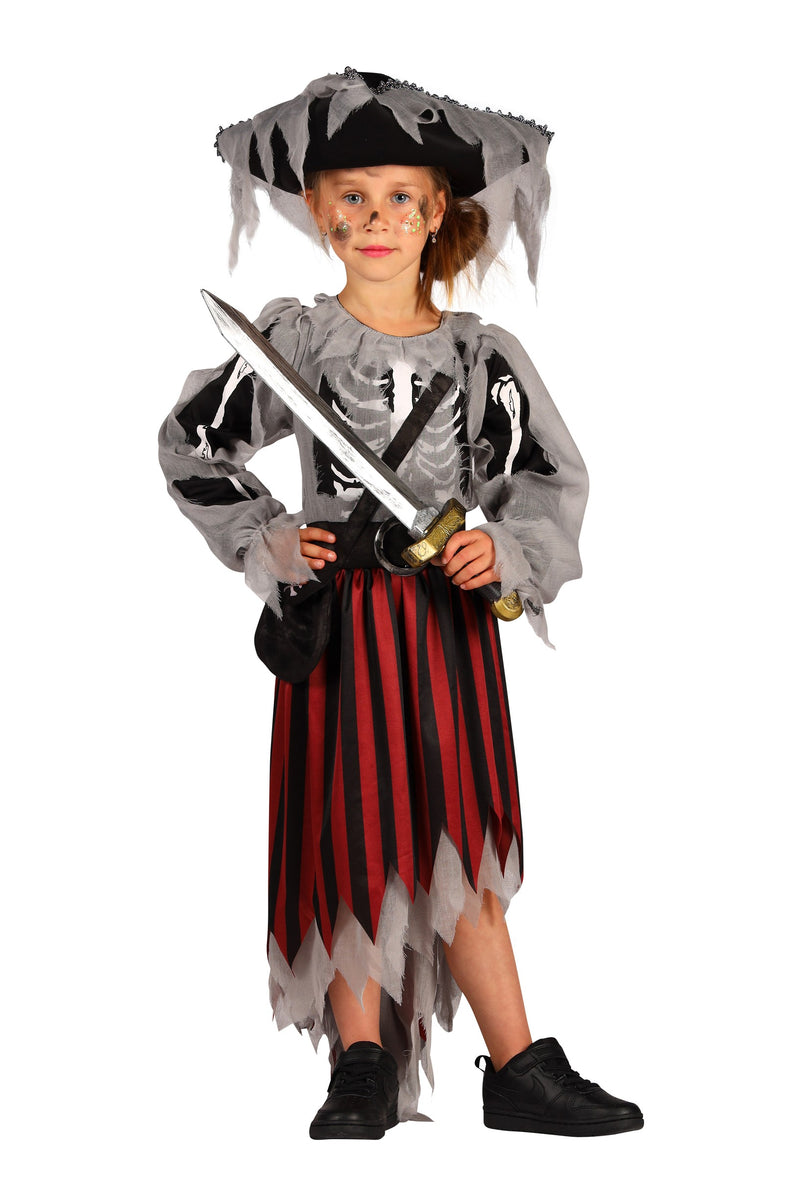 Piraten Geisterbraut Kostüm für Mädchen | Halloween