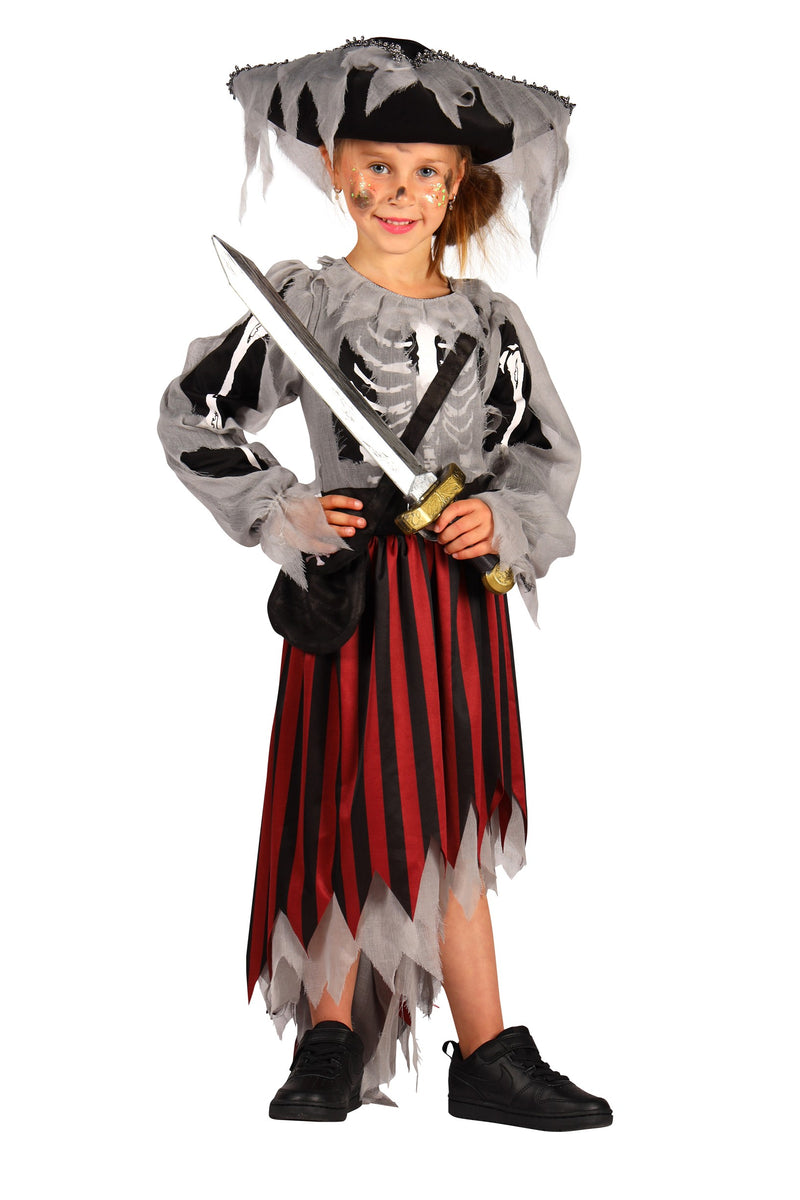 Piraten Geisterbraut Kostüm für Mädchen | Halloween
