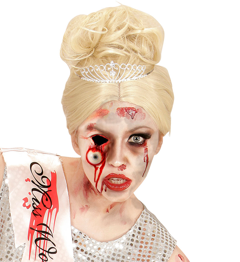 Make-up Narbe hängendes Auge m. Kleber