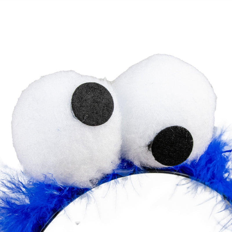 Cookie Krümelmonster Haarreif | Blau mit Kulleraugen