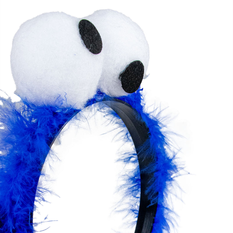 Cookie Krümelmonster Haarreif | Blau mit Kulleraugen