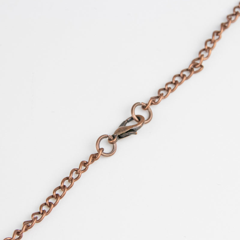 Steampunk Halskette mit Zahnräder Medaillon - 414013 | Bronze