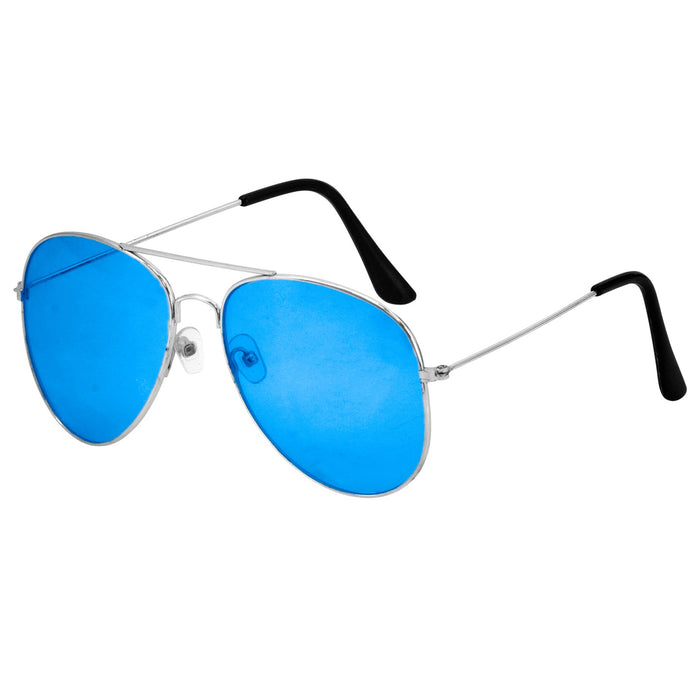 Pilotenbrille mit getönten Gläsern | Blau
