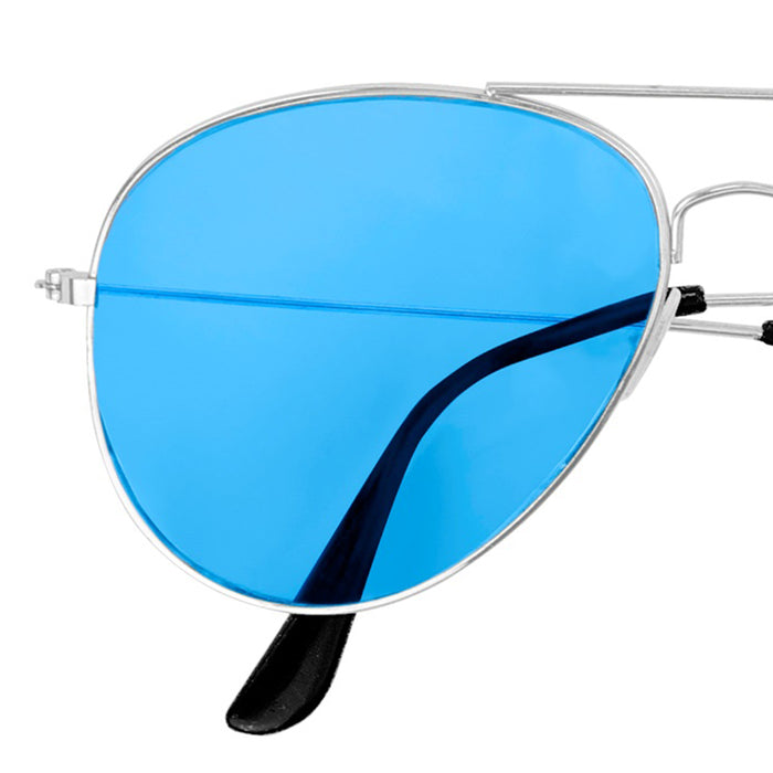 Pilotenbrille mit getönten Gläsern | Blau