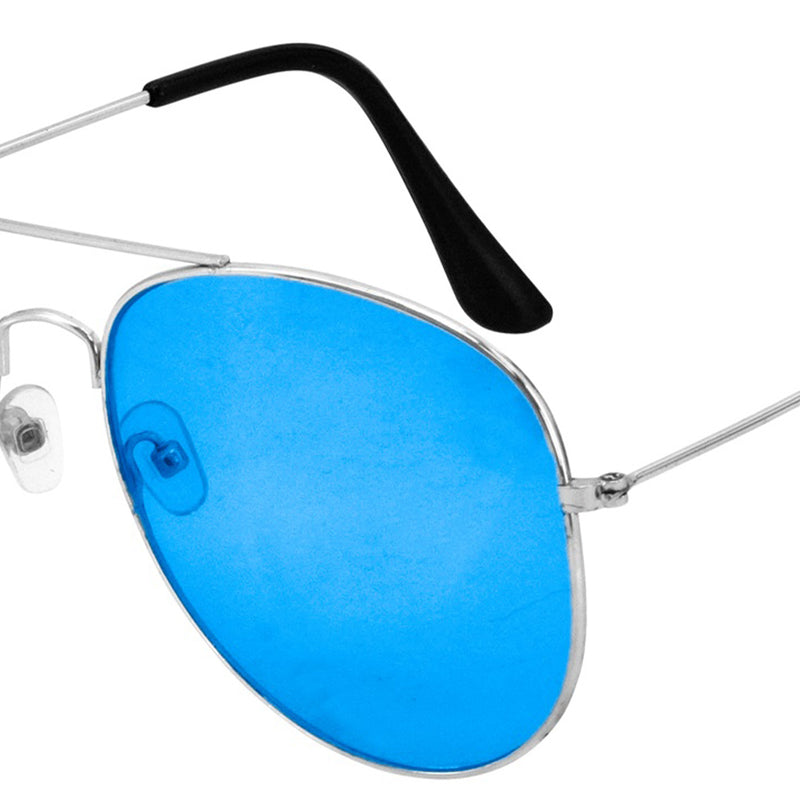 Pilotenbrille mit getönten Gläsern | Blau