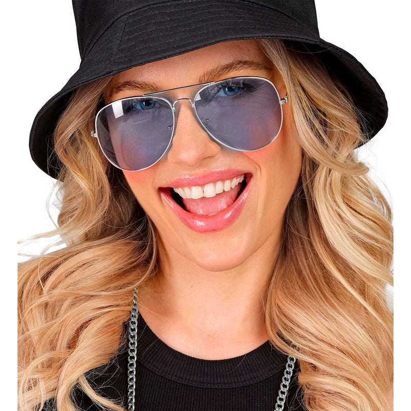 Pilotenbrille mit getönten Gläsern | Blau