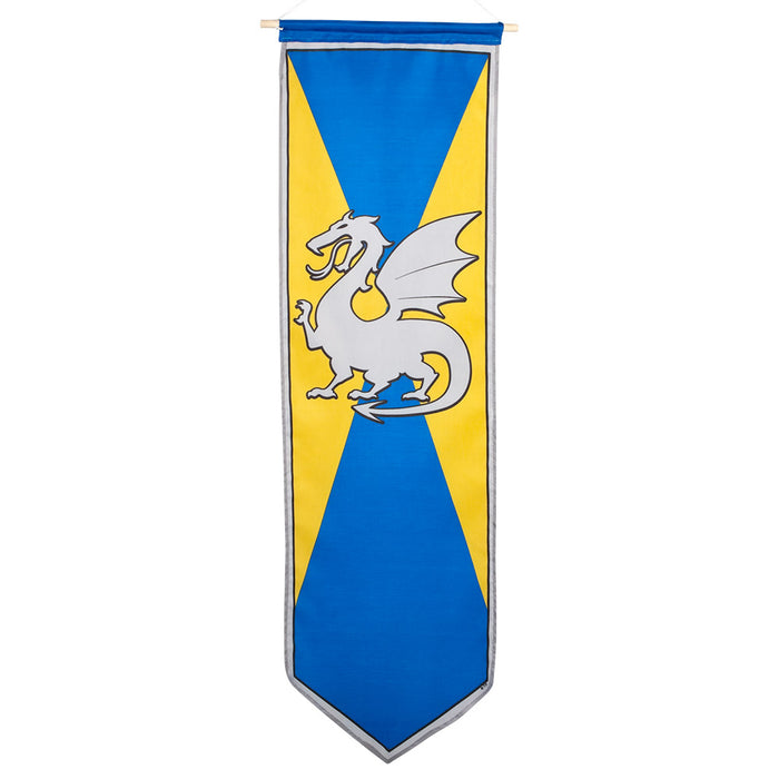 Banner Ritter&Drachen sort