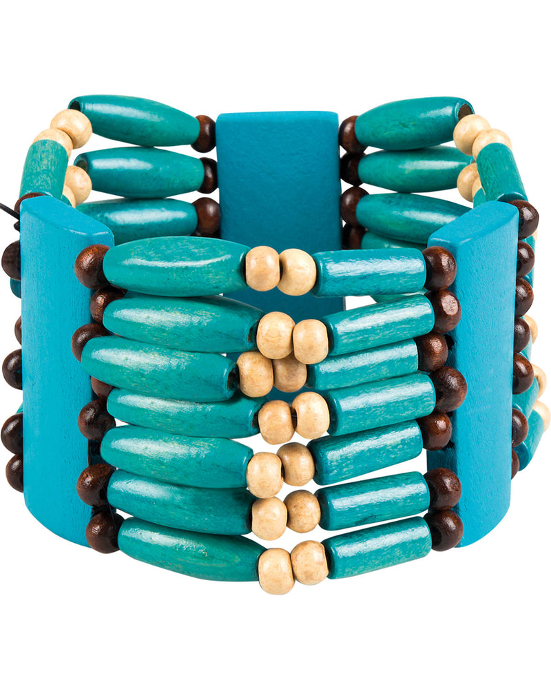 Indianer Squaw Armband - Blau / Türkis