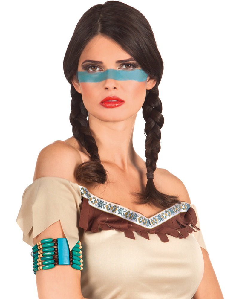 Indianer Squaw Armband - Blau / Türkis