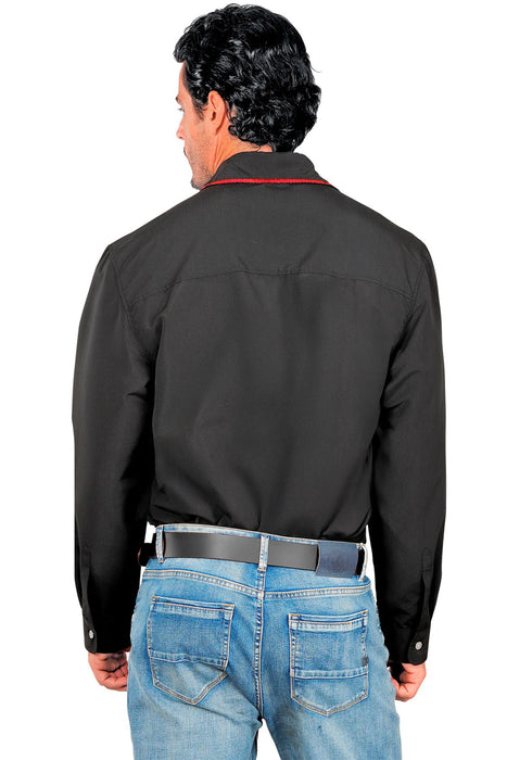 Cowboy Hemd "Rodeo" für Herren | Schwarz