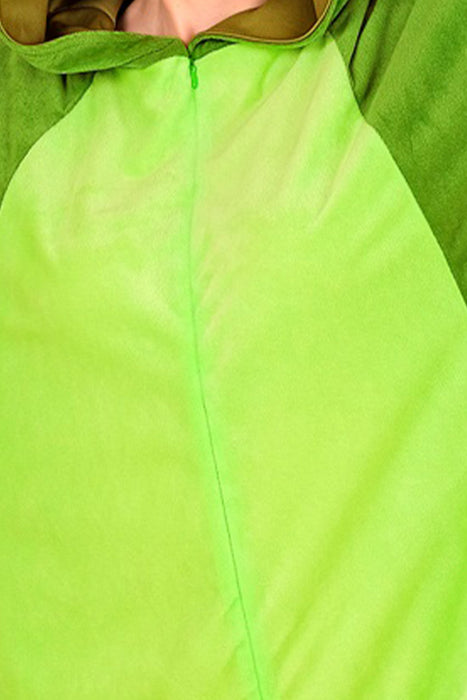 "Frosch" Overall Kostüm für Erwachsene | Grün - Onesie Plüschkostüm
