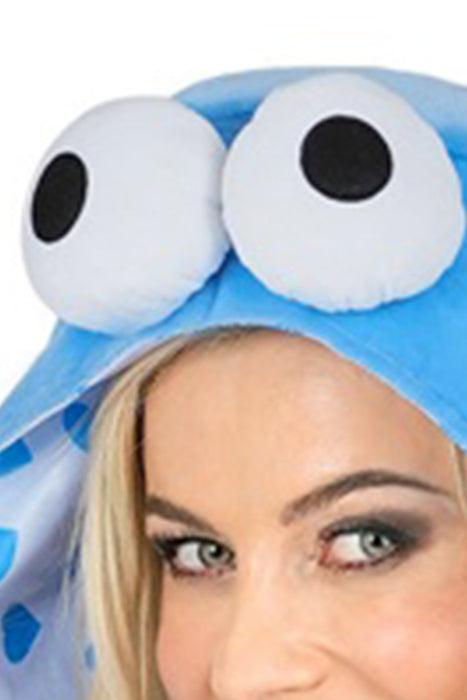 "Süßigkeiten Monster" Overall Kostüm für Erwachsene | Blau - Onesie