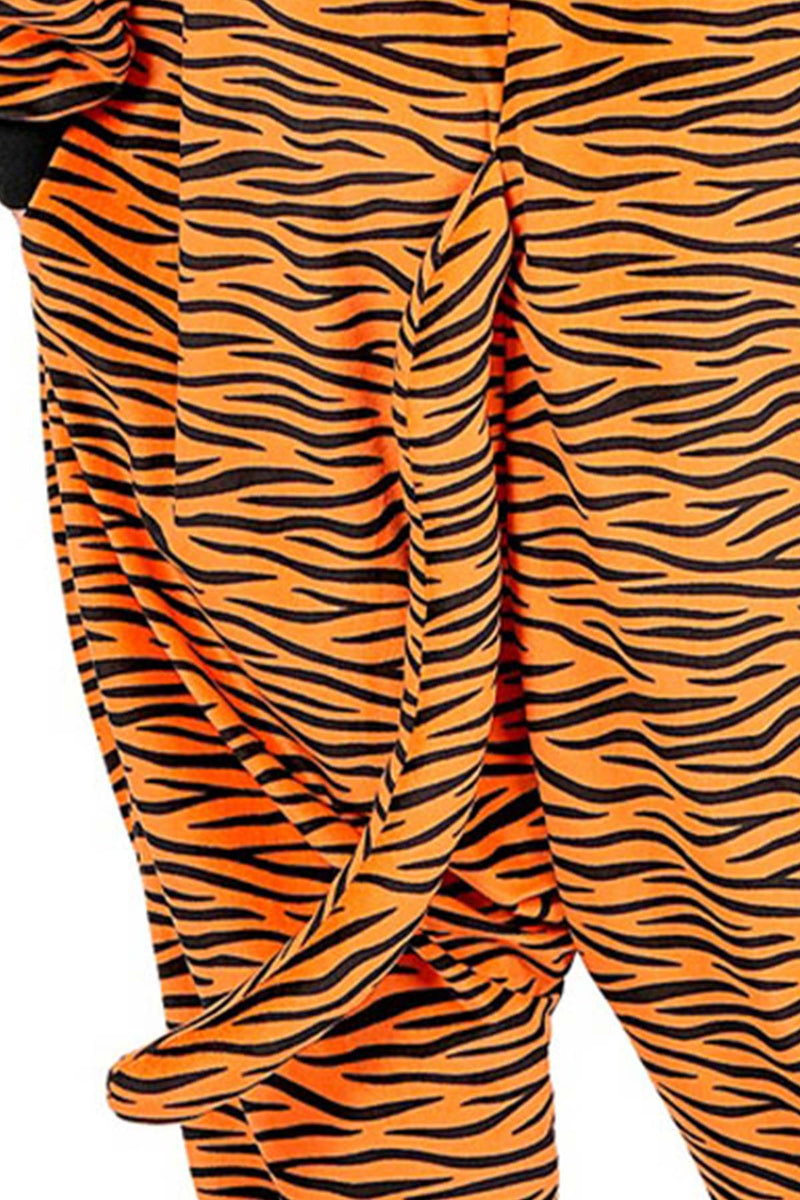 Tierkostüm "Tiger" für Erwachsene | Overall Plüschkostüm