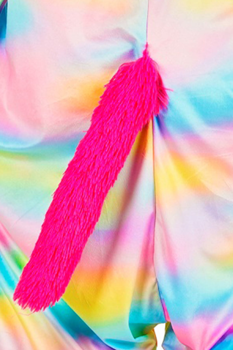 Tierkostüm "Rainbow Einhorn" für Erwachsene | Overall Plüschkostüm