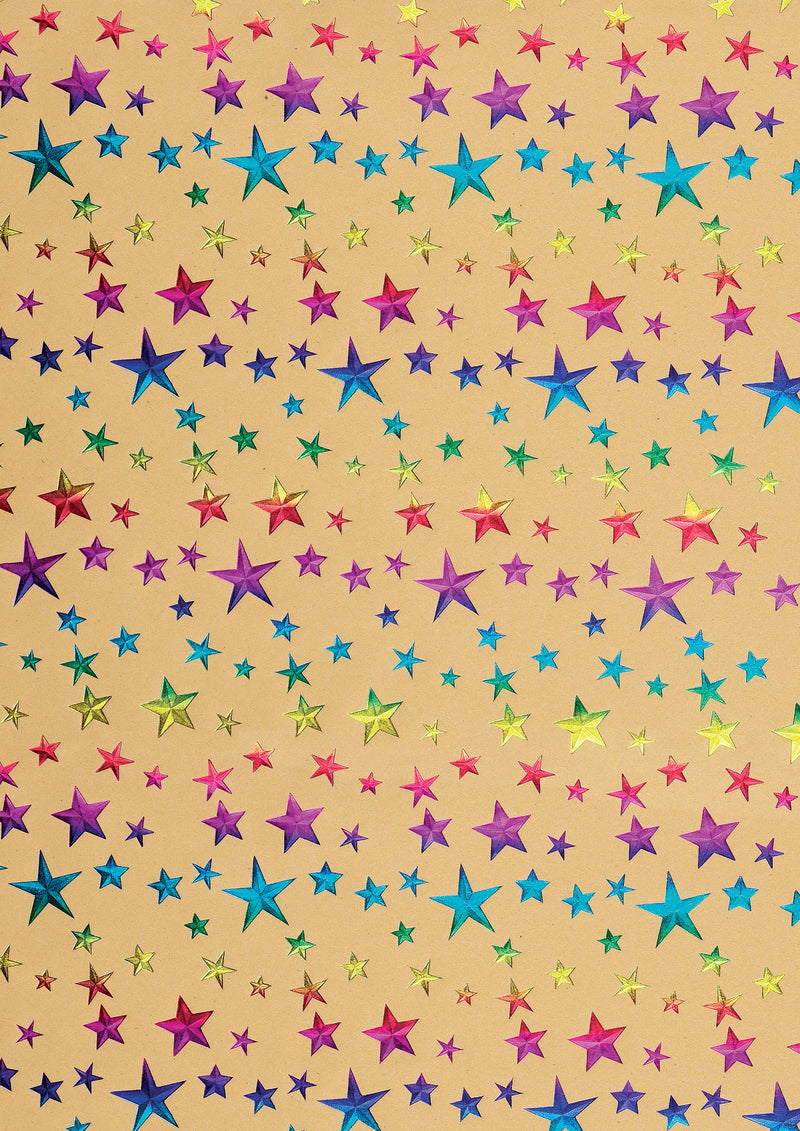 Geschenkpapier "Rainbow" farblich sortiert | 150 x 70 cm