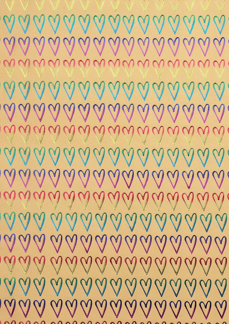 Geschenkpapier "Rainbow" farblich sortiert | 150 x 70 cm